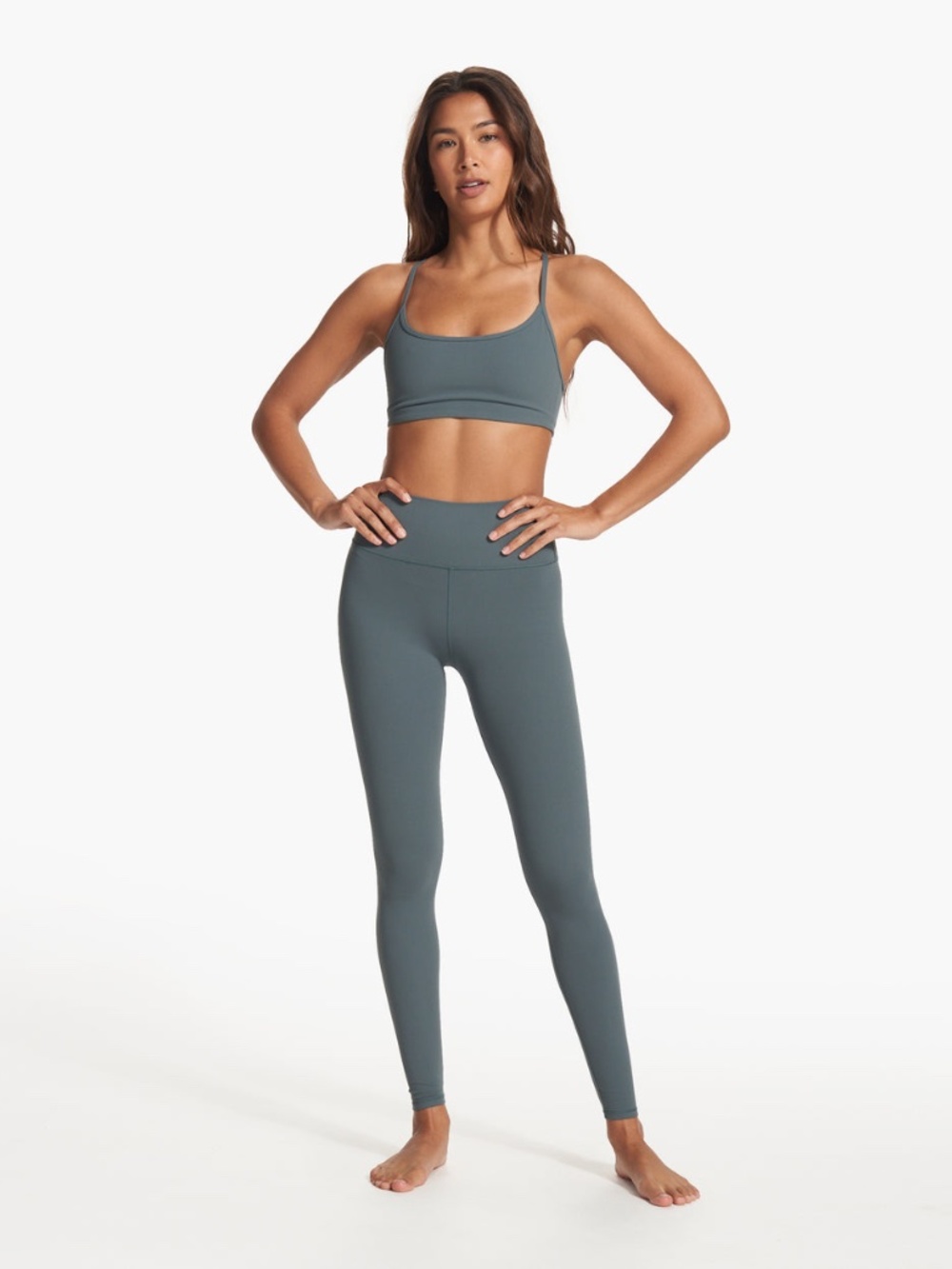 Vuori AllTheFeels Legging | Lake | Size S - Picture 3 of 6